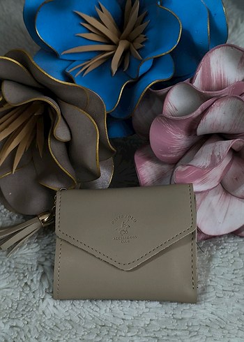 Gri Deri Kadın Cüzdanı - Görsel 16