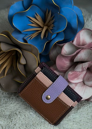 Gri Deri Kadın Cüzdanı - Görsel 20