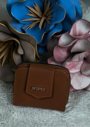 Gri Deri Kadın Cüzdanı - Görsel 17