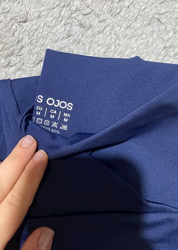 Koyu Mavi Kadın Mini Spor Tayt - Görsel 5