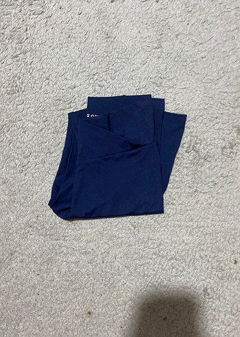 Koyu Mavi Kadın Mini Spor Tayt - Görsel 7