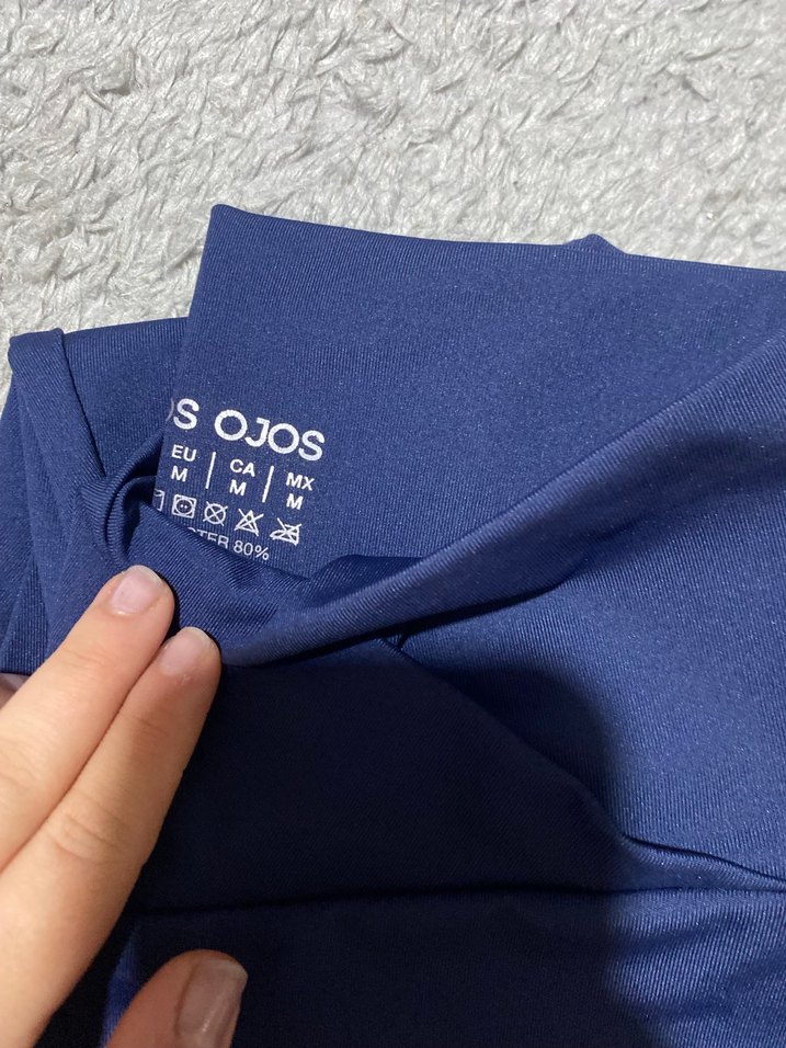 Koyu Mavi Kadın Mini Spor Tayt - Görsel 5