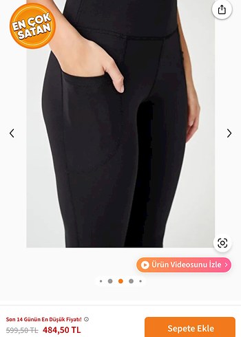 Siyah Kadın Midi İspanyol Paça Pantolon - Görsel 2