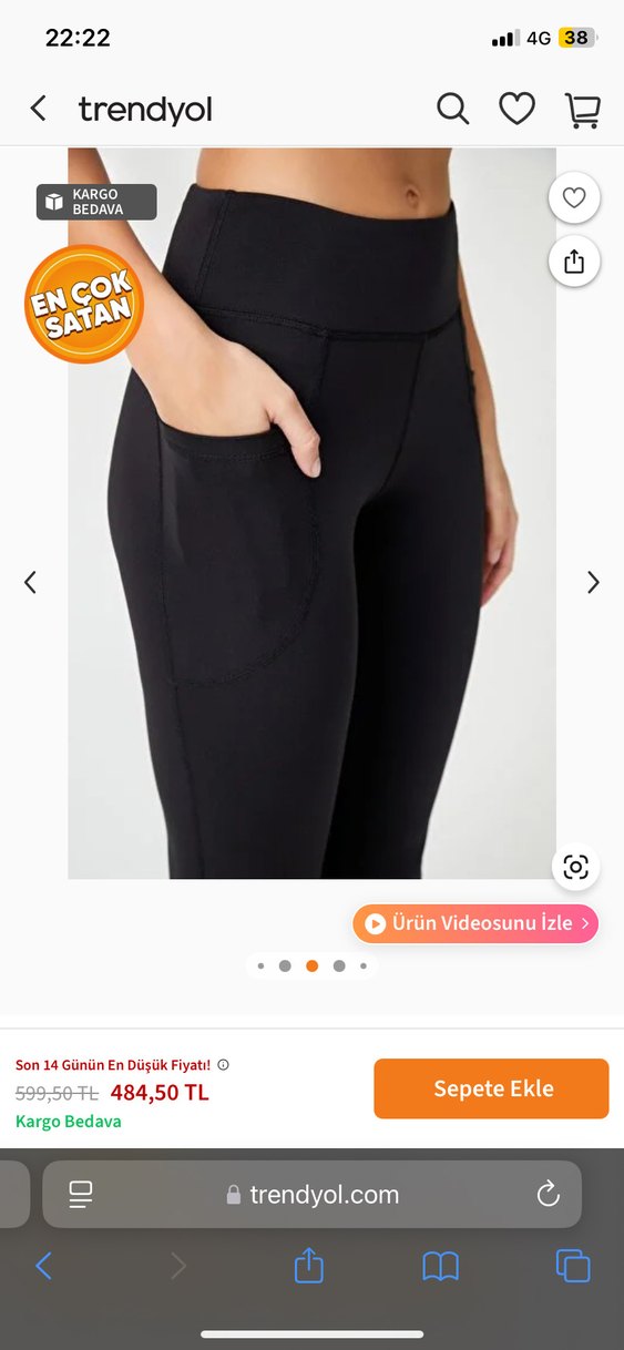 Siyah Kadın Midi İspanyol Paça Pantolon - Görsel 2