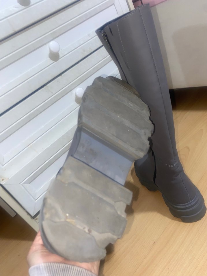 Derimod Kadın Gri Dizaltı Bot - Görsel 4