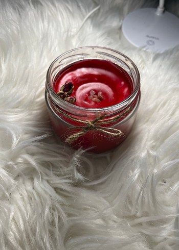 Bordo Kavanoz Mum - Görsel 2