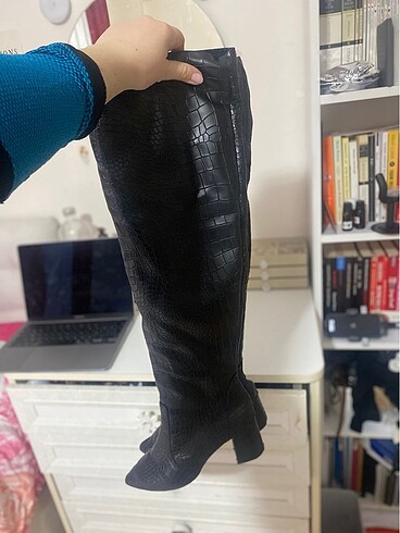 37 Beden Diz üstü çizme