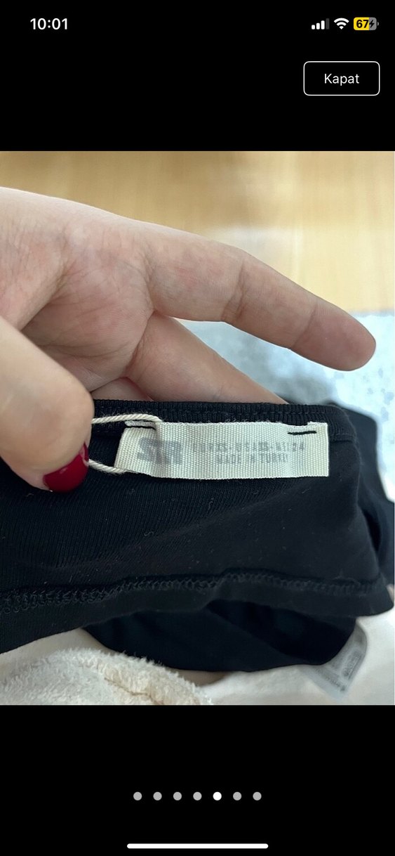 Sırt Dekolteli Siyah Crop Top - Görsel 5