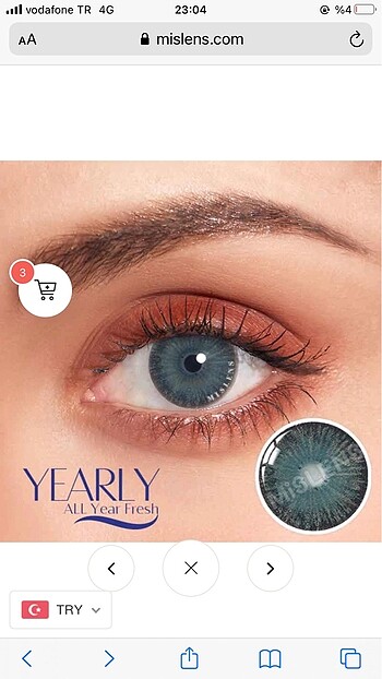  Beden #Lens Mislens N York Gray rengi. Serinin farklı renkleri de mevc