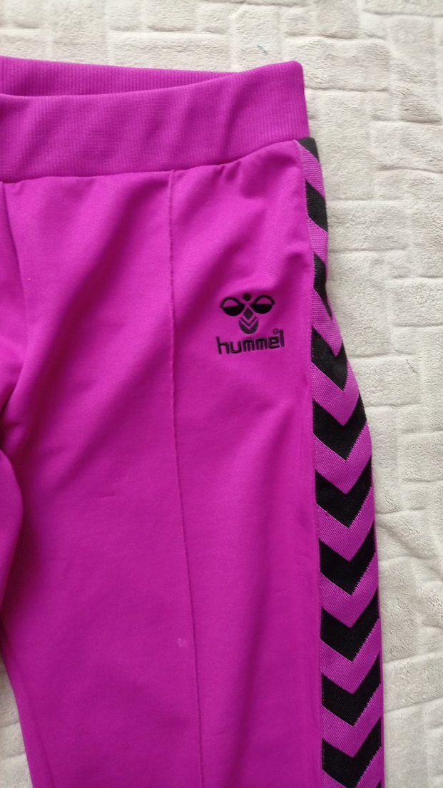 Mor Hummel Baskılı Dar Kesim Eşofman Altı - Görsel 2