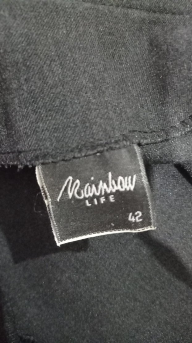 Kemer Detaylı Siyah Midi Kalem Etek - Görsel 3