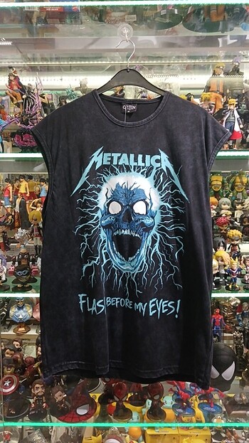 METALLICA YIKAMALI KOLSUZ TİŞÖRT