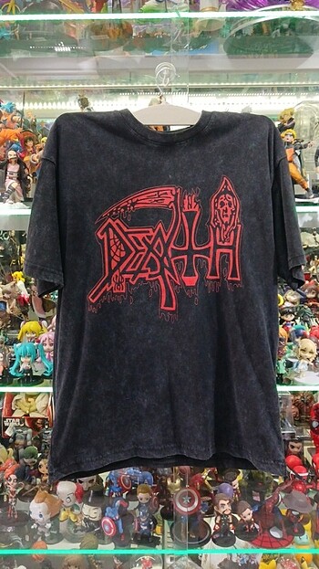 DEATH BASKILI OVERSIZE TİŞÖRT