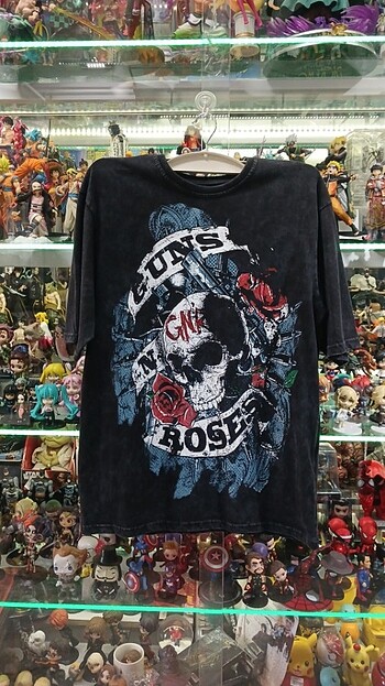 GUNS'N ROSES BASKILI OVERSİZE TİŞÖRT
