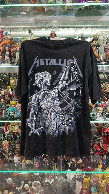 METALLICA BASKILI OVERSIZE TİŞÖRT