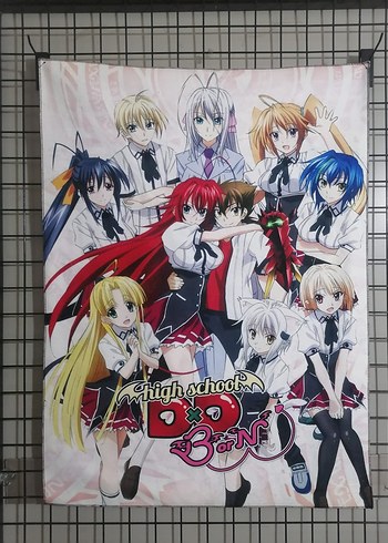 High School DxD Temalı Duvar Halısı