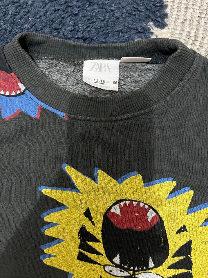 Erkek Çocuk Baskılı Sweatshirt - Görsel 2