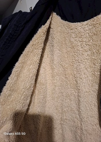38 Beden lacivert Renk PELUŞLU KABAN