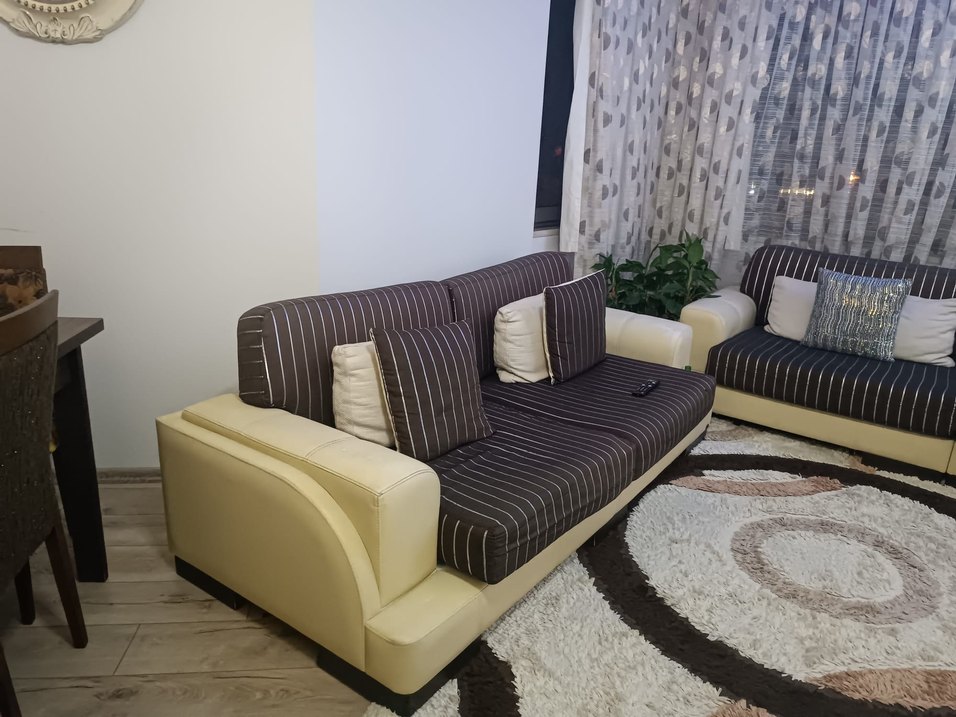Enza Home Salon Takımı Yemek Masası+ Koltuk+ Halı Azon Mobilya - Görsel 2
