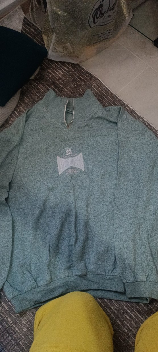 Mint yeşili vintage sweatshirt - Görsel 4