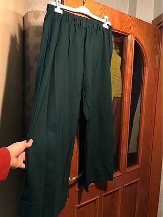 Büyük beden bol paça kumaş pantolon