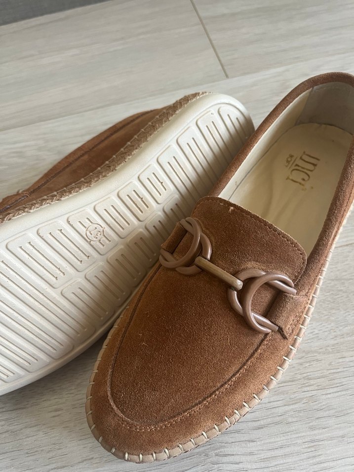 Kadın Kahverengi Süet Dolgu Topuklu Espadril - Görsel 3