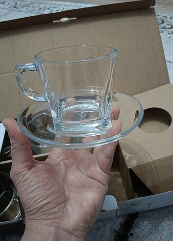 Paşabahçe Carre 12 Parça Çay Fincanı Set