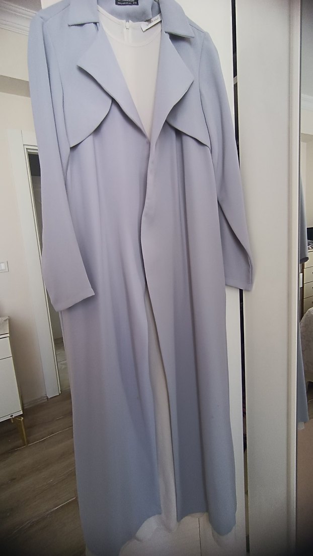 Jwelando Gri Kadın Uzun Trenc standart - Görsel 4