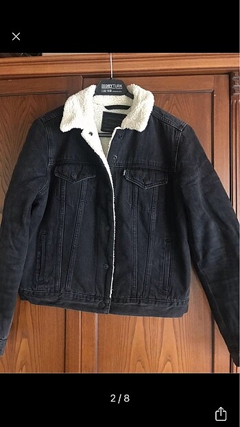 Levis Levis kürklü kot ceket
