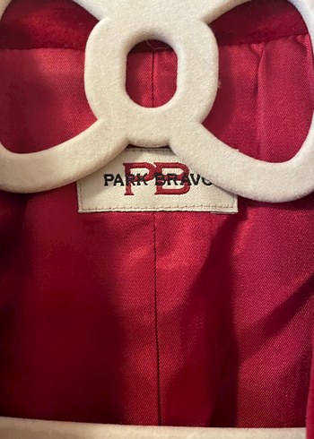 ParkBravo Kırmızı Kadife Ceket - Görsel 2