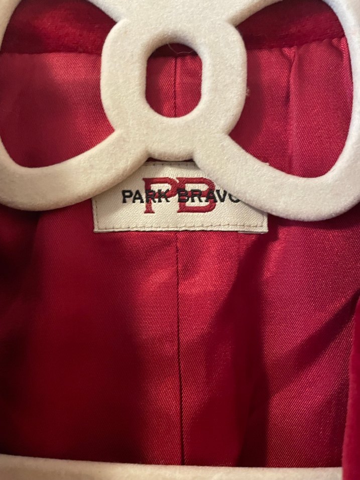 ParkBravo Kırmızı Kadife Ceket - Görsel 2