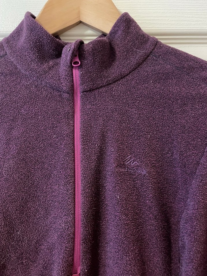 Quechua kadın mor sweatshirt - Görsel 2