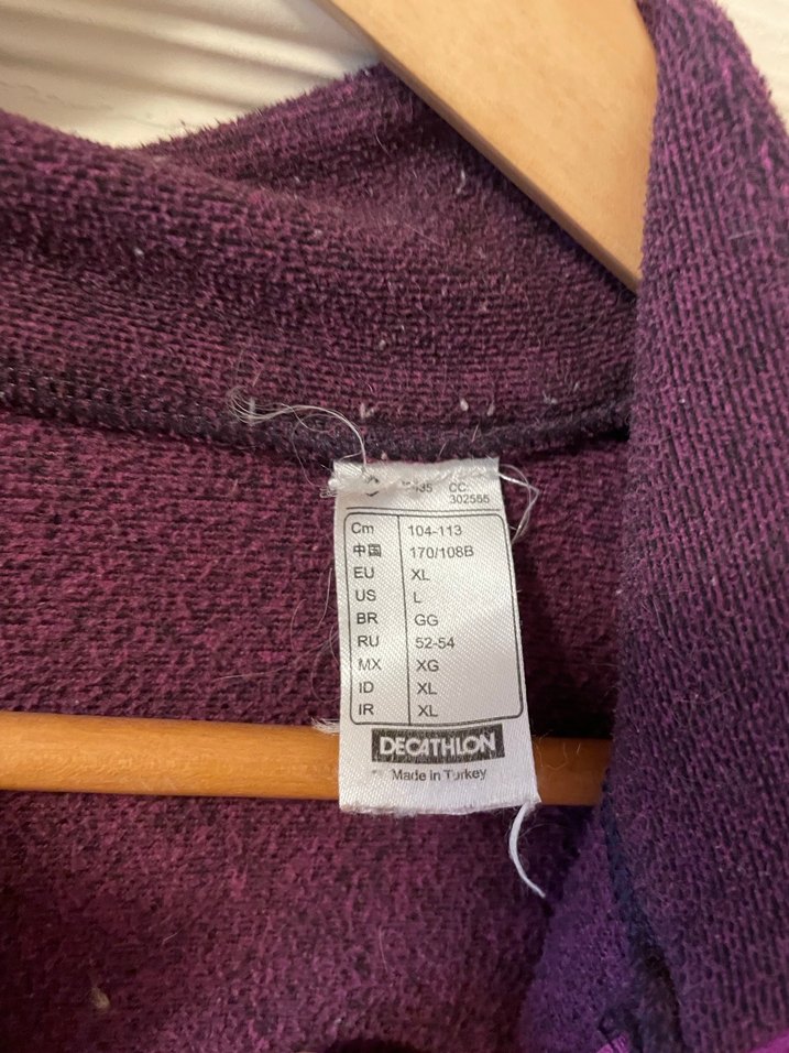 Quechua kadın mor sweatshirt - Görsel 3