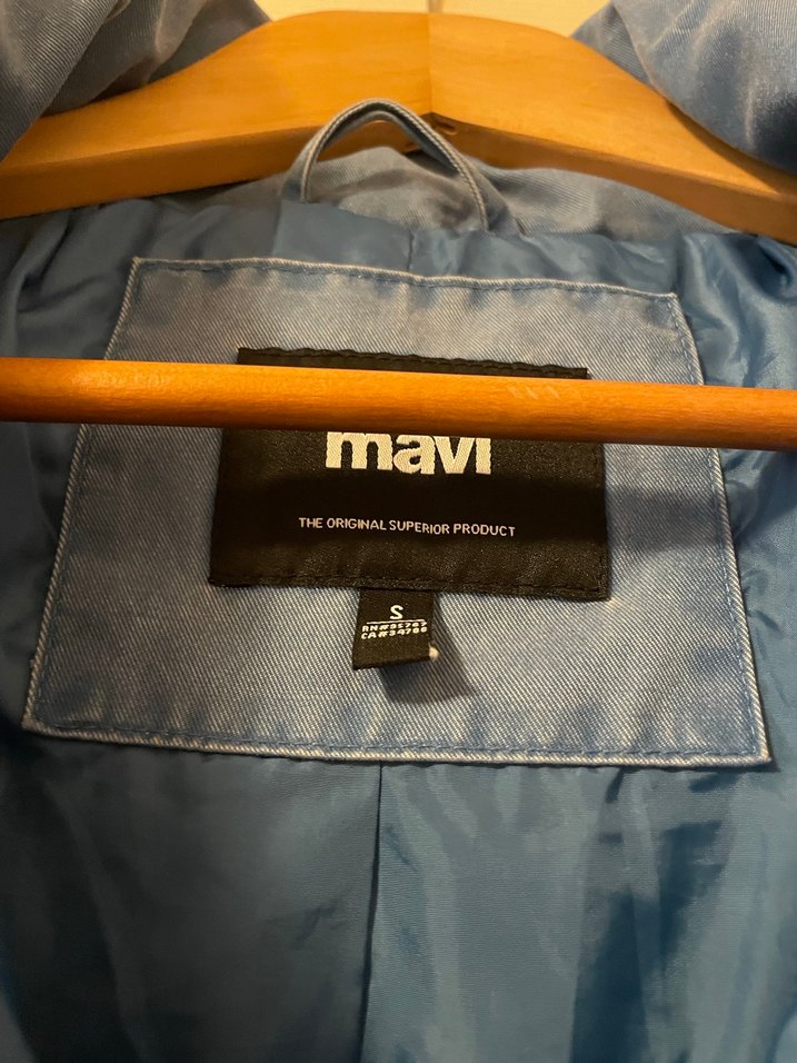 Mavi Denim Puffer - Görsel 2