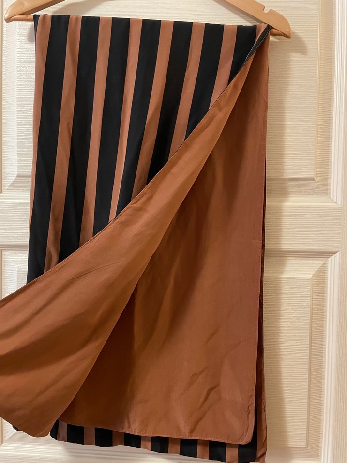 Vintage dükkandan alınma suni ipek şal - Görsel 2