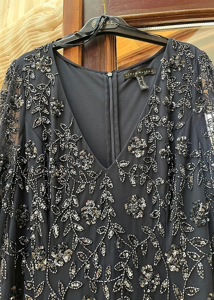 Aidan Mattox abiye elbise - Görsel 4