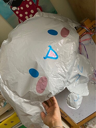 Cınnamoroll doğum günü balonları - Görsel 3