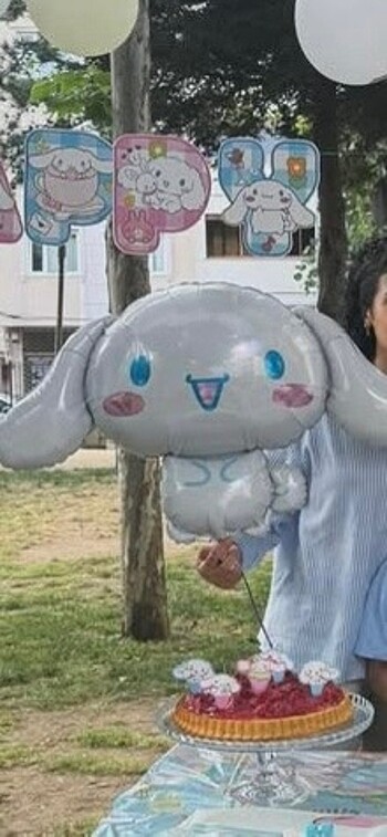 Cınnamoroll doğum günü balonları - Görsel 4