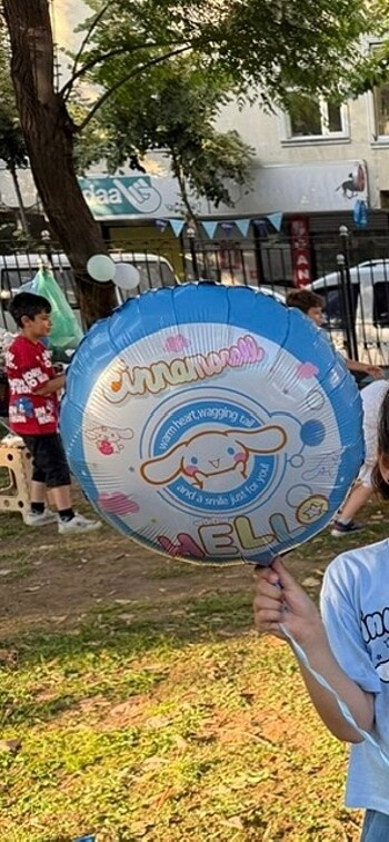 Cınnamoroll doğum günü balonları - Görsel 5