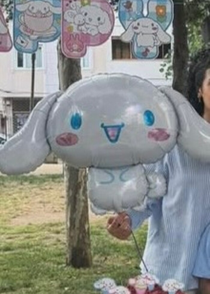 Cınnamoroll doğum günü balonları - Görsel 4