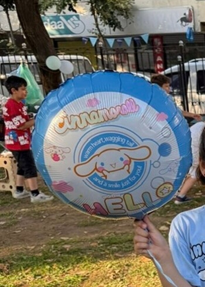 Cınnamoroll doğum günü balonları - Görsel 5