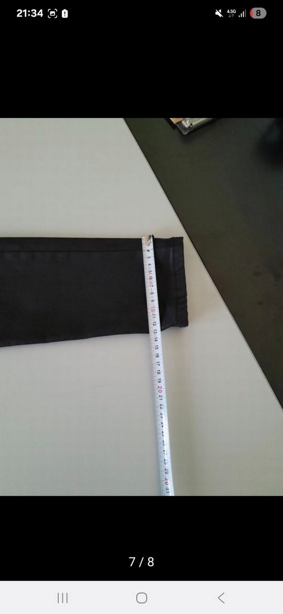 Kadın Siyah Denim Kemerli Skinny Pantolon - Görsel 5