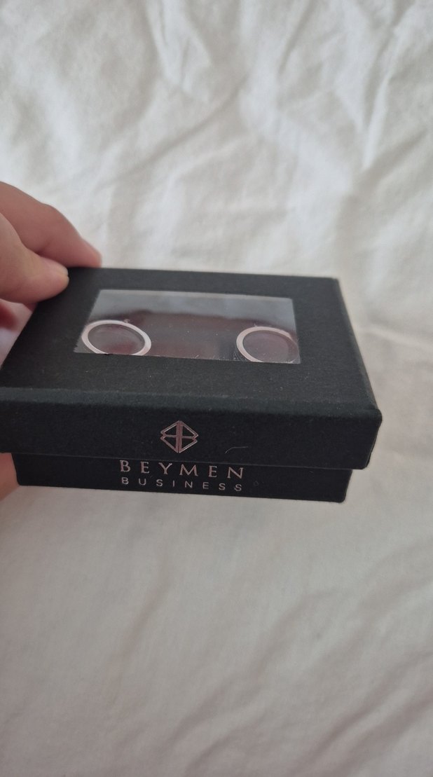 Bordo Klasik Erkek Kol Düğmeleri - Görsel 4