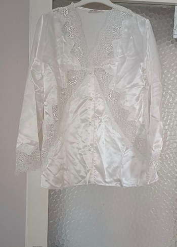 Polo İpek Saten 6 Parça Gece ve Sabahlık Takımı - Görsel 3