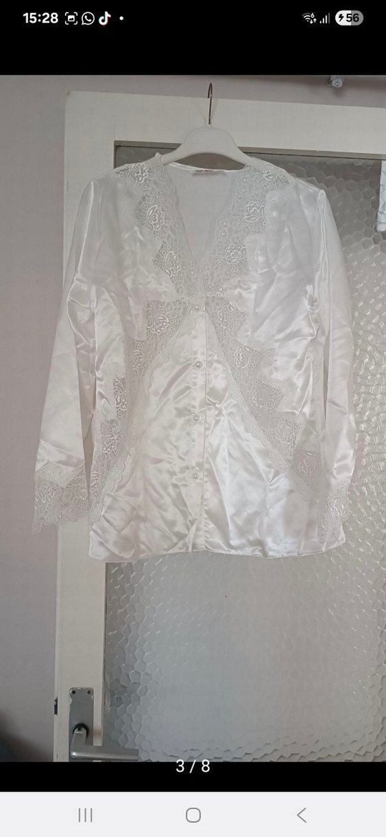 Polo İpek Saten 6 Parça Gece ve Sabahlık Takımı - Görsel 3