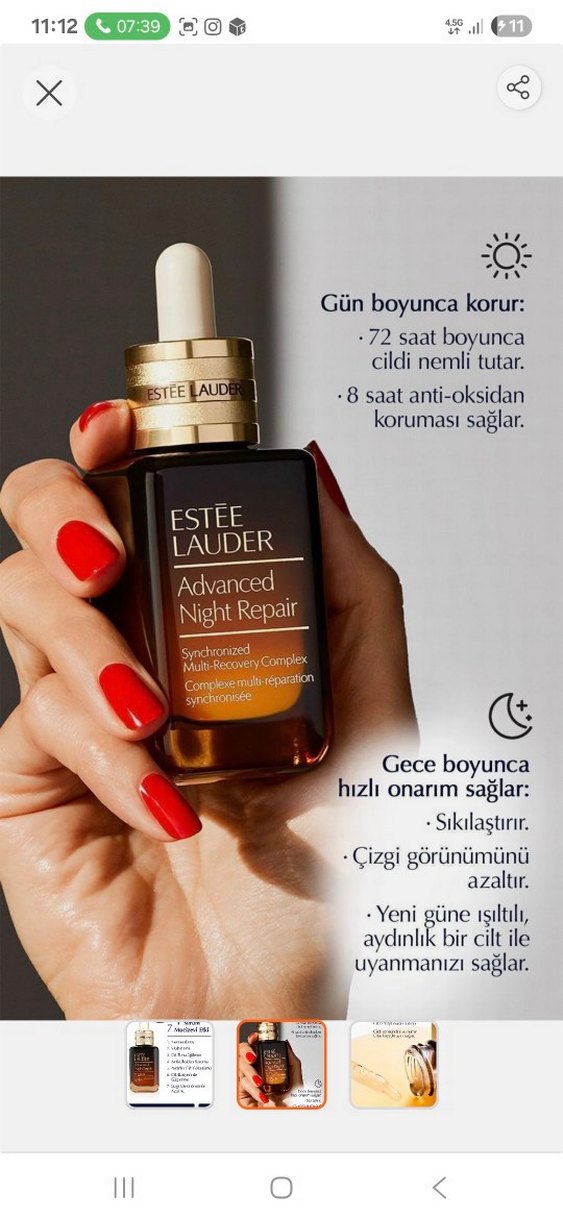 Estee Lauder Onarıcı Gece Serumu 20 ml - Görsel 2