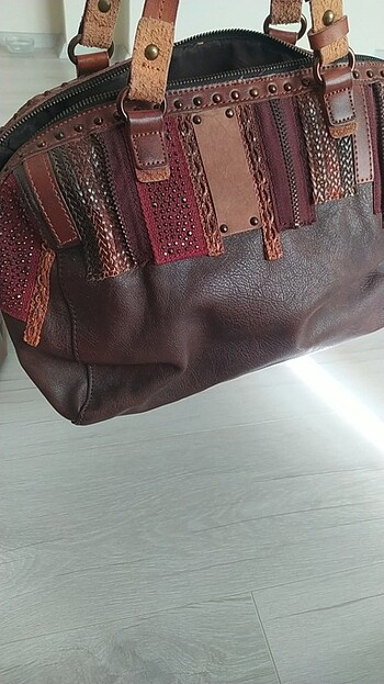 Deri vintage çanta 