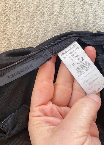 Siyah Drapeli V Yaka Tulum - Görsel 6