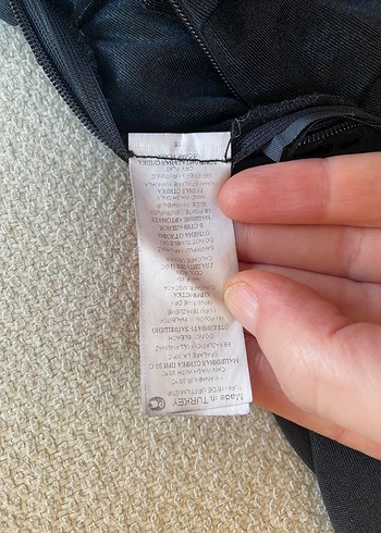 Siyah Drapeli V Yaka Tulum - Görsel 7