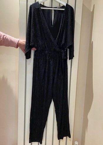 Pırıltılı Abiye Tulum - Görsel 2